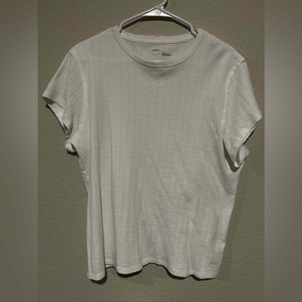 Aerie White Short Sleeve Tee
